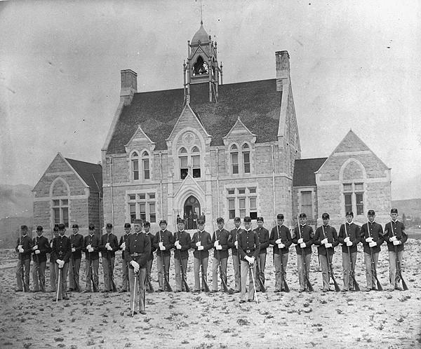 Cutler Academy drill team in 1891 <span class="cc-gallery-credit"></span>